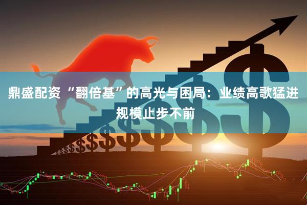 鼎盛配资 “翻倍基”的高光与困局：业绩高歌猛进 规模止步不前