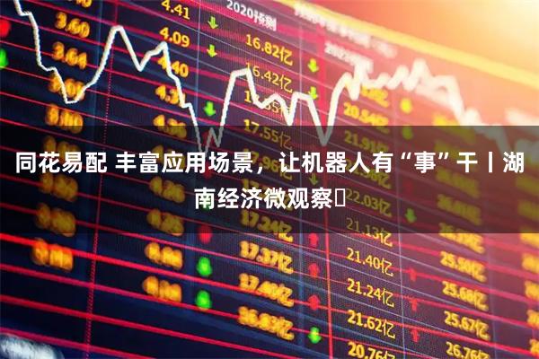 同花易配 丰富应用场景，让机器人有“事”干丨湖南经济微观察⑱