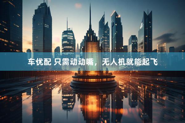 车优配 只需动动嘴，无人机就能起飞